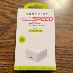 PureGear LightSpeed USB-C Wall Charger